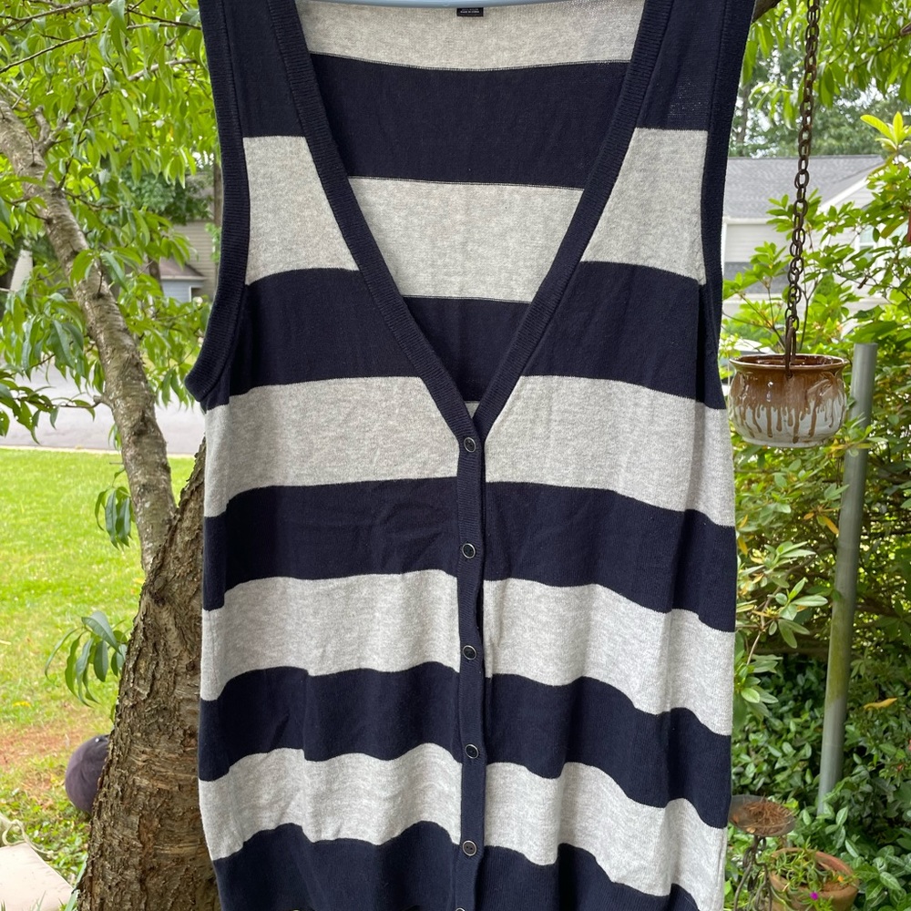 Nautica Vest Large Cotton Good Condition